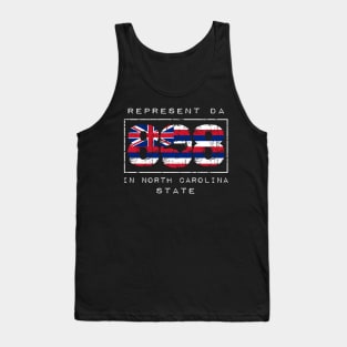 Rep Da 808 in North Carolina State by Hawaii Nei All Day Tank Top